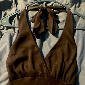 Jonathan Martin gorgeous flowy midi halter dress